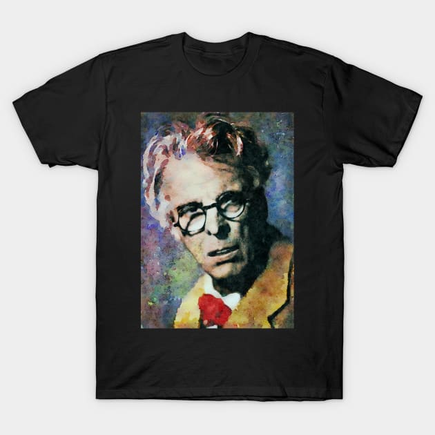 William Butler Yeats 1865-1939 T-Shirt by DeaglanStudio